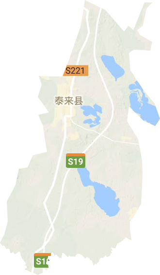 泰来镇地形地图