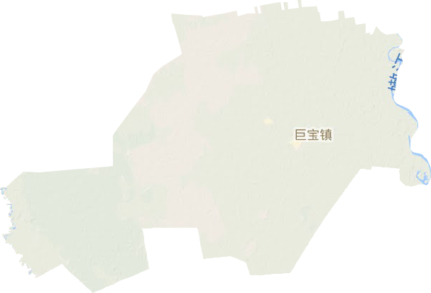 巨宝镇地形地图