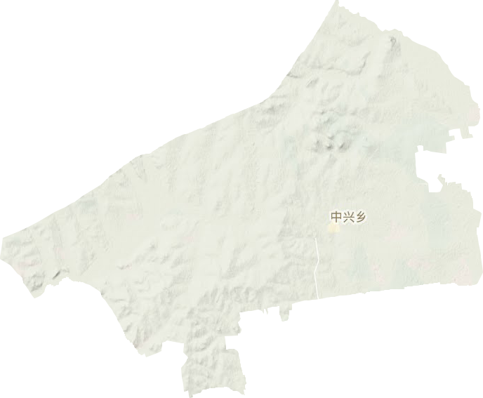 中兴乡地形地图