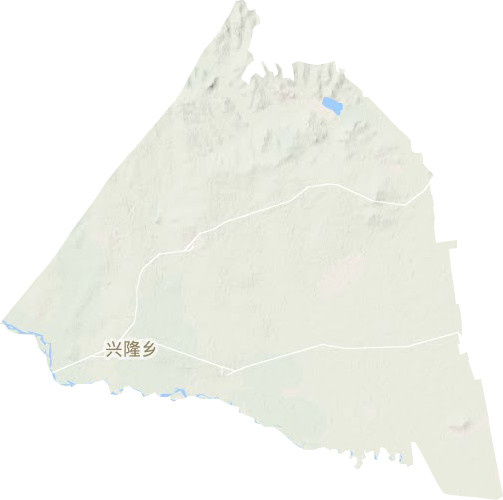 兴隆乡地形地图