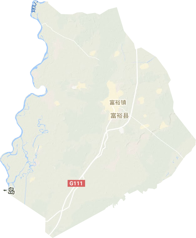 友谊乡地形地图