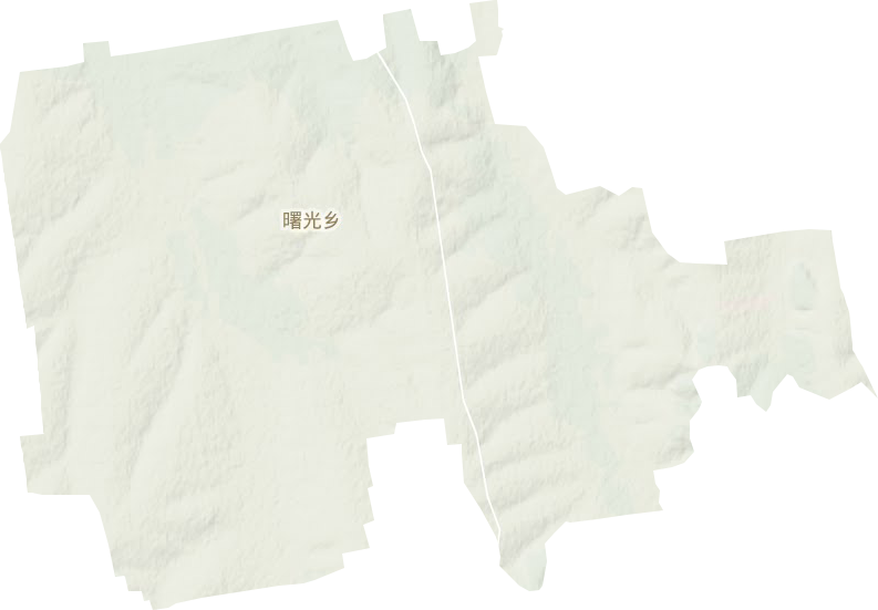 曙光乡地形地图