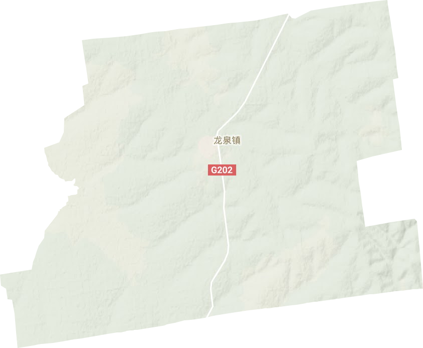 龙泉镇地形地图