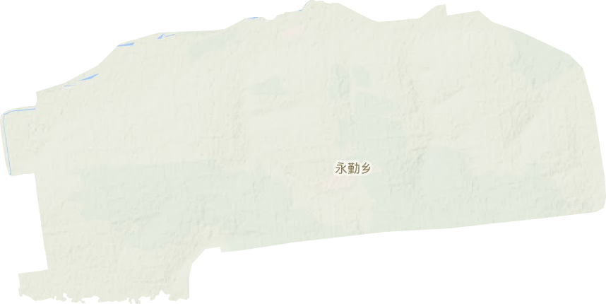 永勤乡地形地图