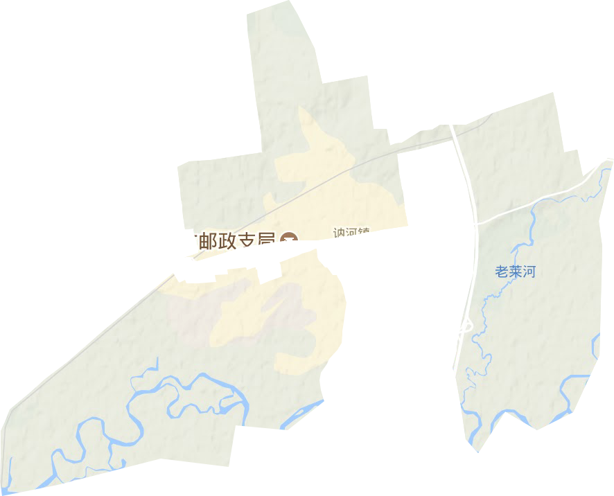 通江街道地形地图