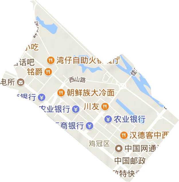 红军路街道地形地图