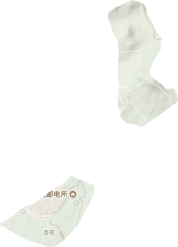 杏花街道地形地图