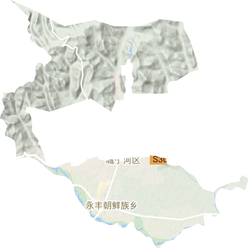永丰乡地形地图