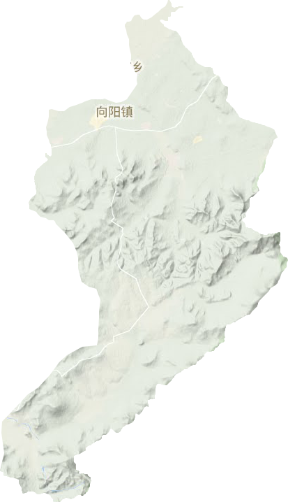 向阳镇地形地图