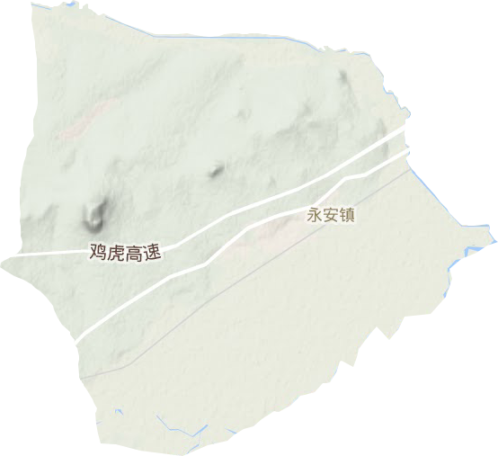 永安镇地形地图