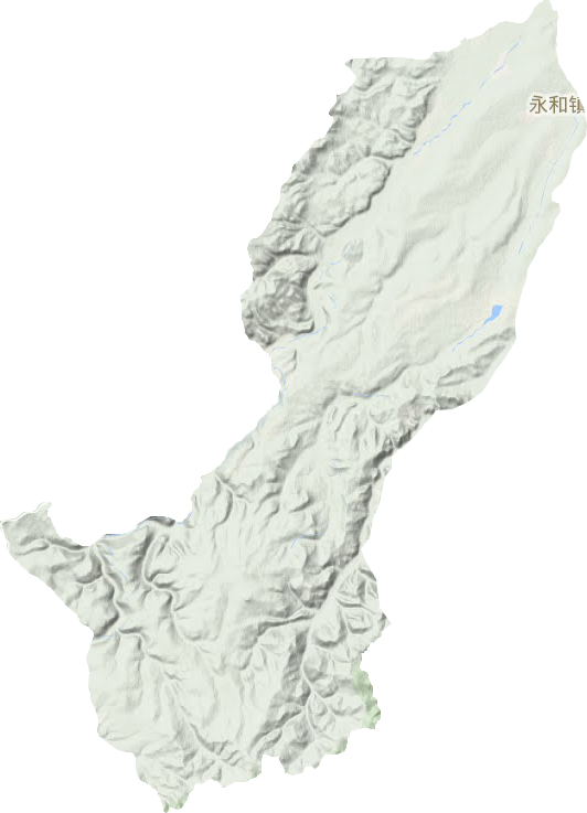 永和镇地形地图