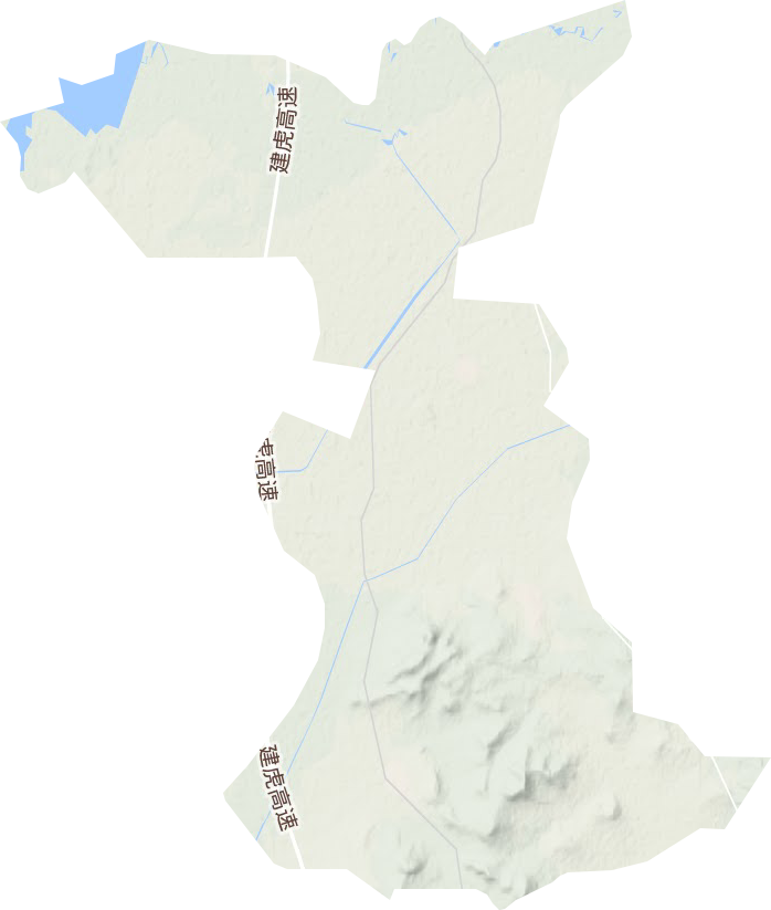 新乐乡地形地图