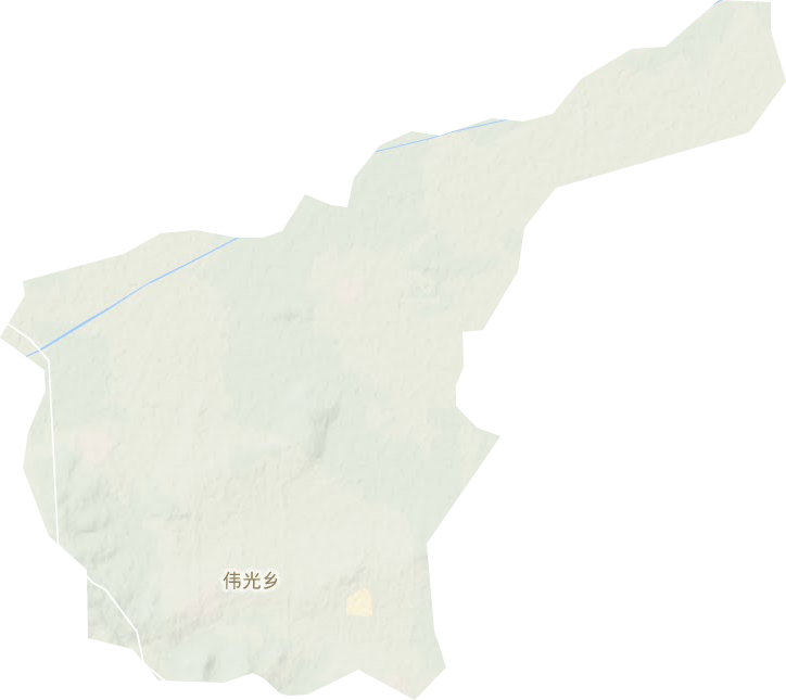 伟光乡地形地图