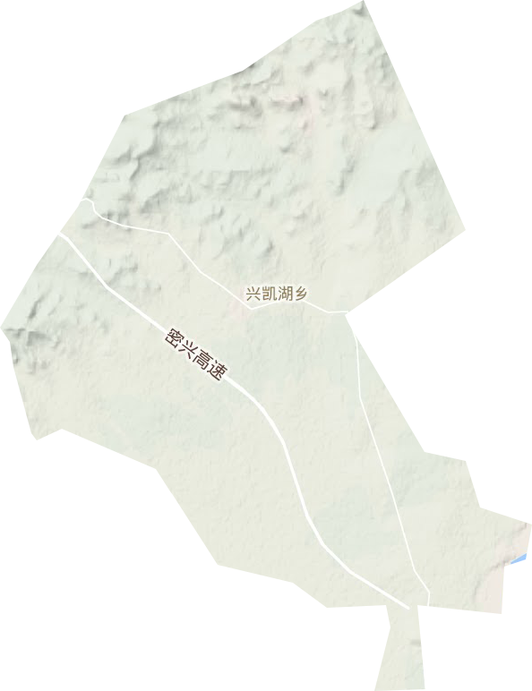 兴凯湖乡地形地图