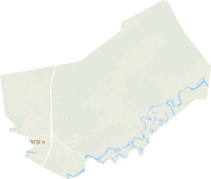 和平乡地形地图