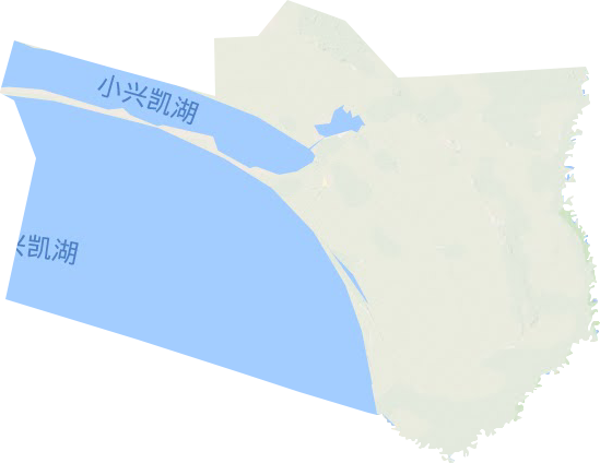 兴凯湖农场地形地图