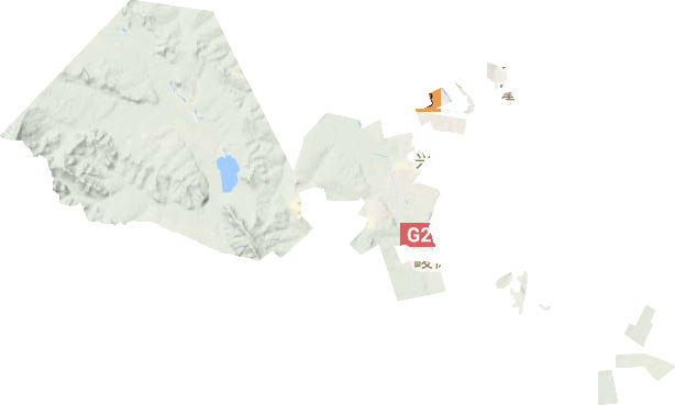 红旗镇地形地图