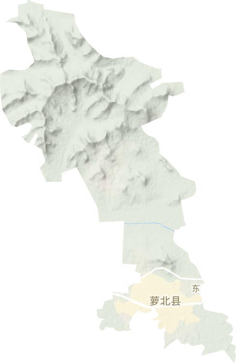 凤翔镇地形地图