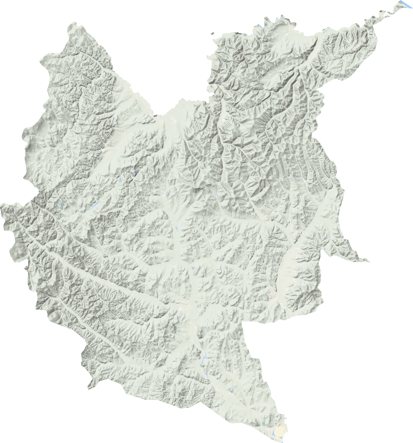 鹤北林业局地形地图