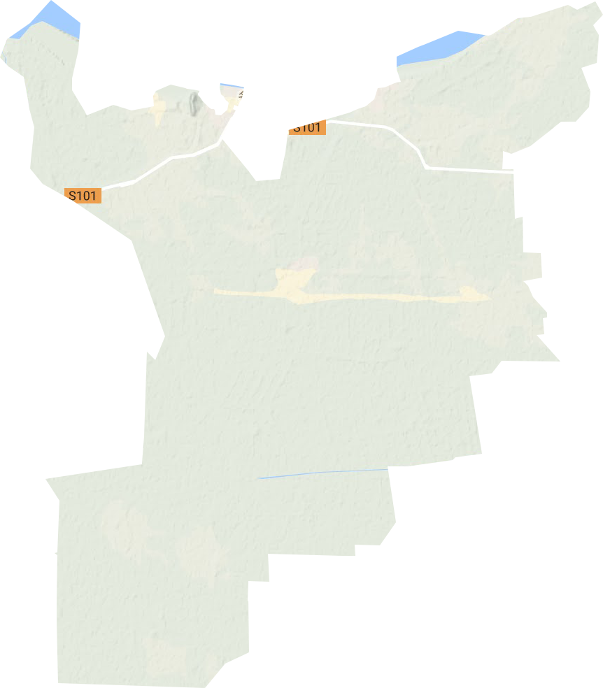 名山农场地形地图