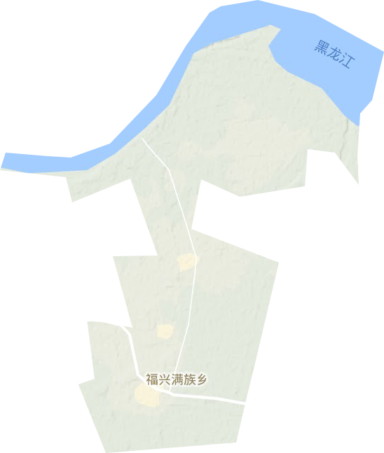 福兴乡地形地图