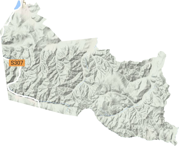 南山街道地形地图