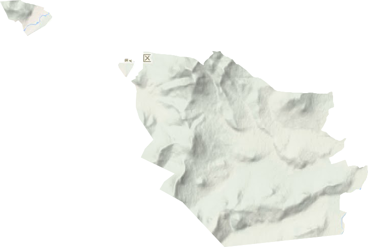 长胜乡地形地图