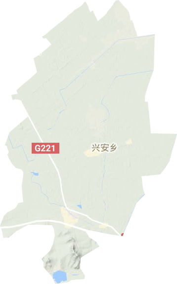 兴安乡地形地图
