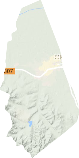 兴隆镇地形地图