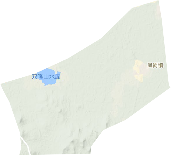 凤岗镇地形地图