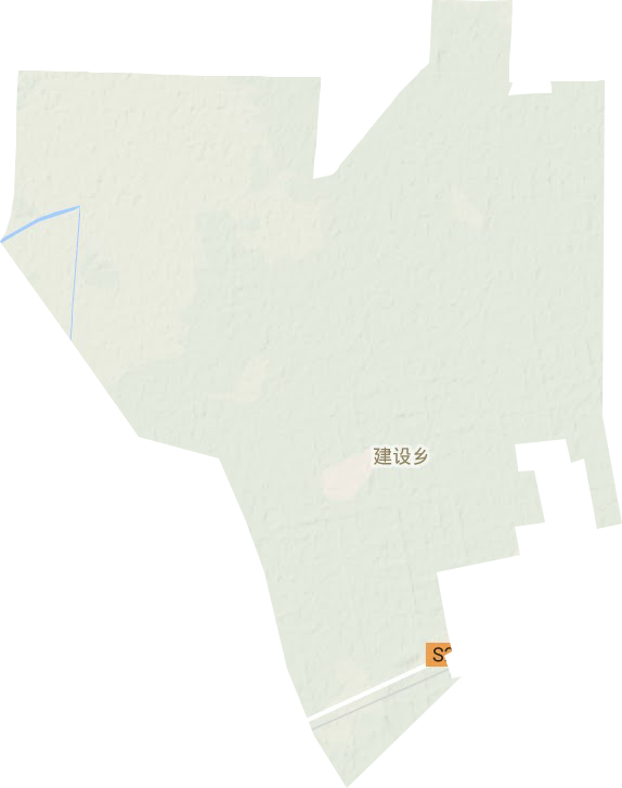 建设乡地形地图