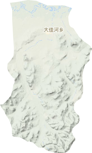 大佳河乡地形地图