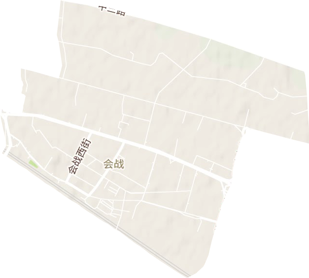 会战街道地形地图