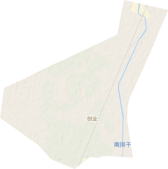 创业街道地形地图