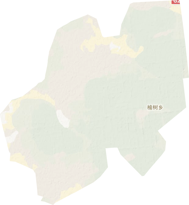 榆树乡地形地图