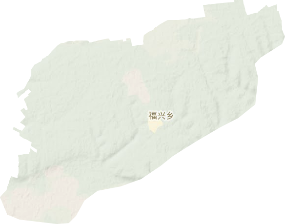 福兴乡地形地图