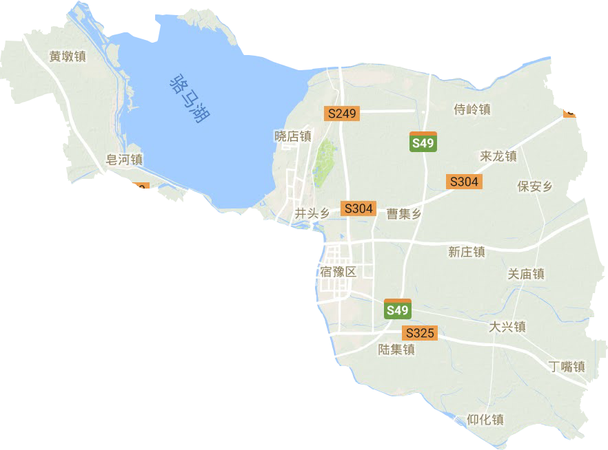 宿豫区地形地图