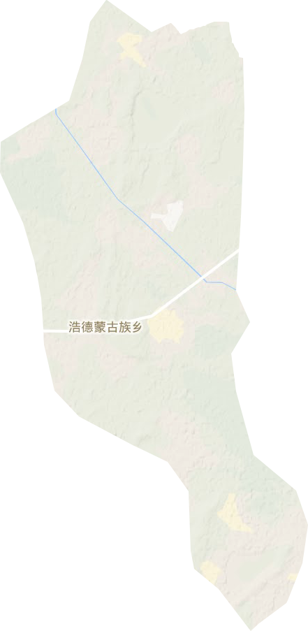 浩德乡地形地图