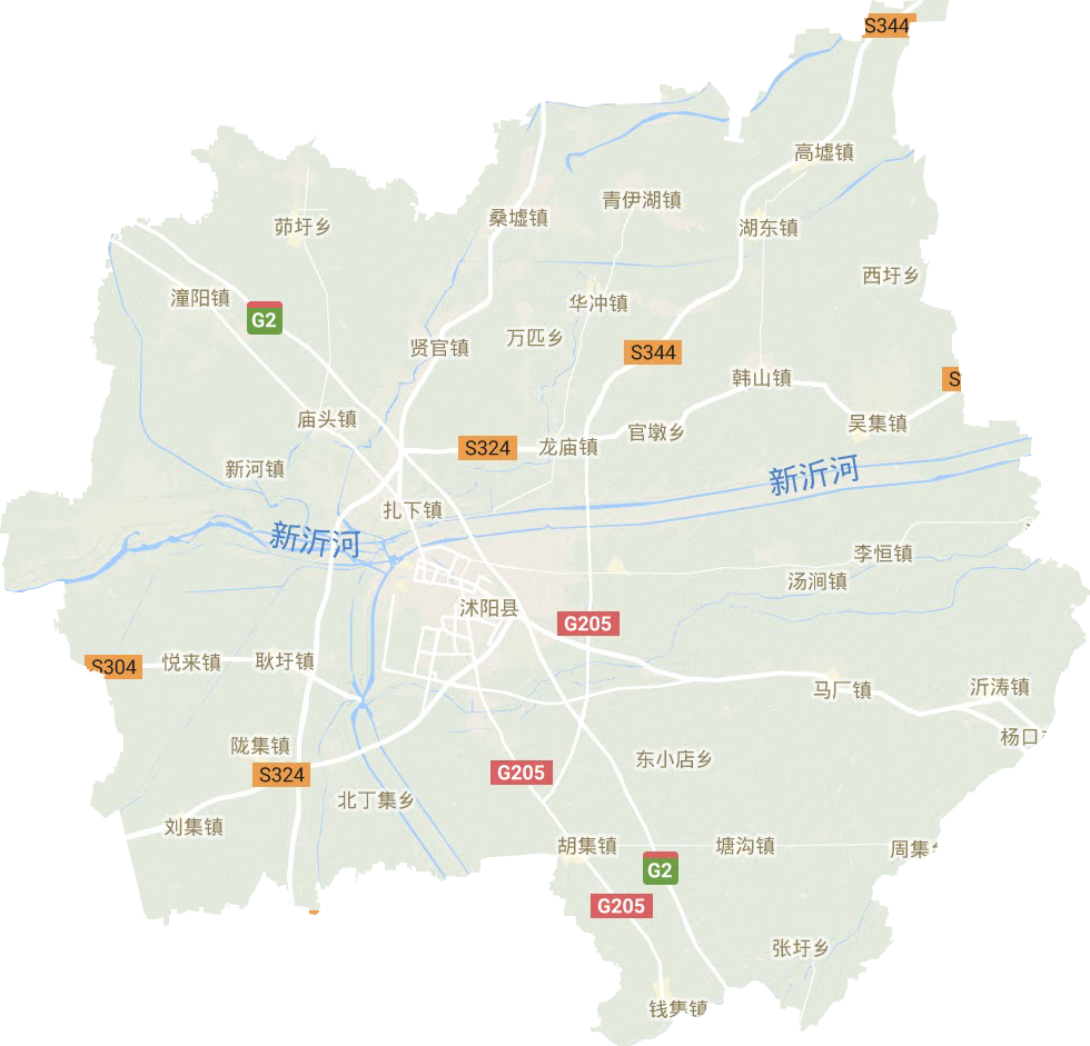 沭阳县地形地图