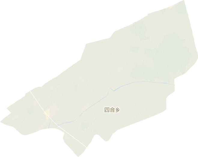 四合乡地形地图