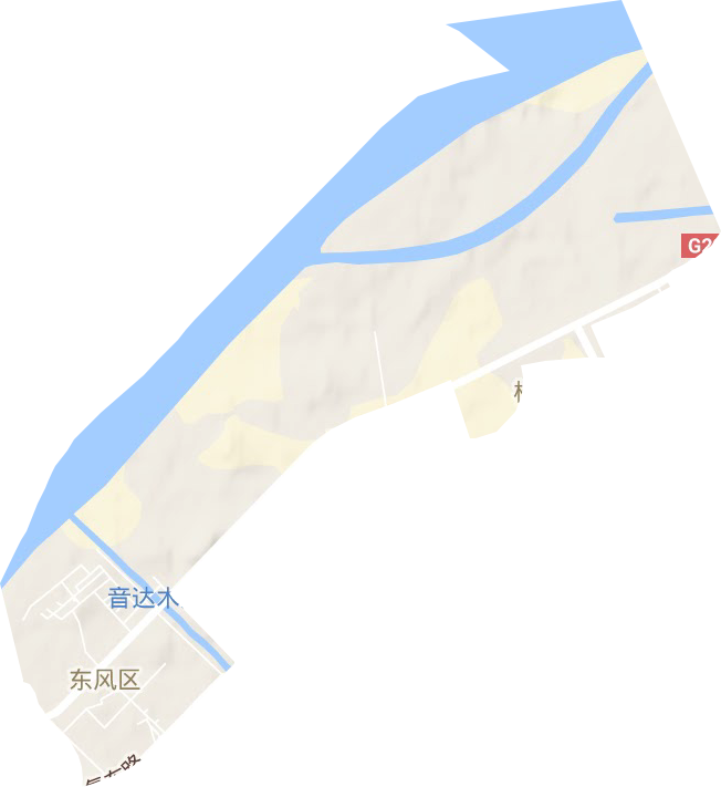 建国街道地形地图