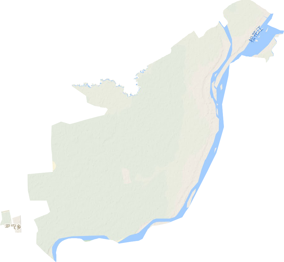 平安乡地形地图
