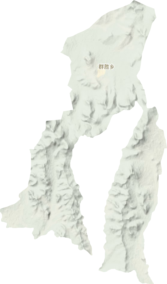 群胜乡地形地图