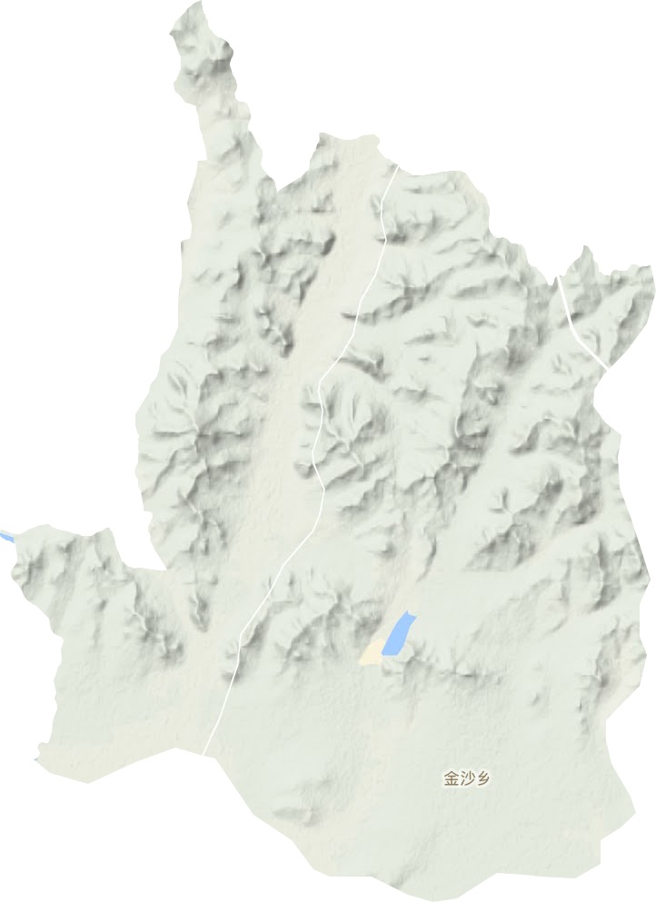 金沙乡地形地图