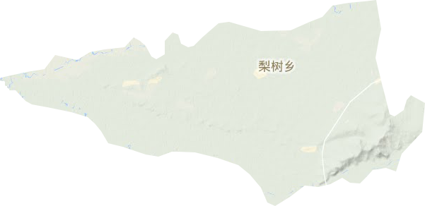 梨树乡地形地图
