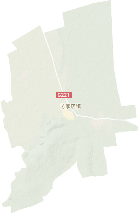 苏家店镇地形地图