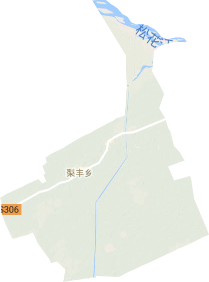 梨丰乡地形地图