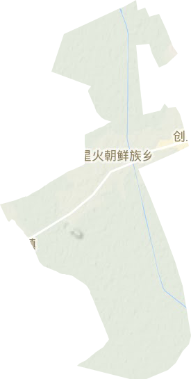 星火乡地形地图
