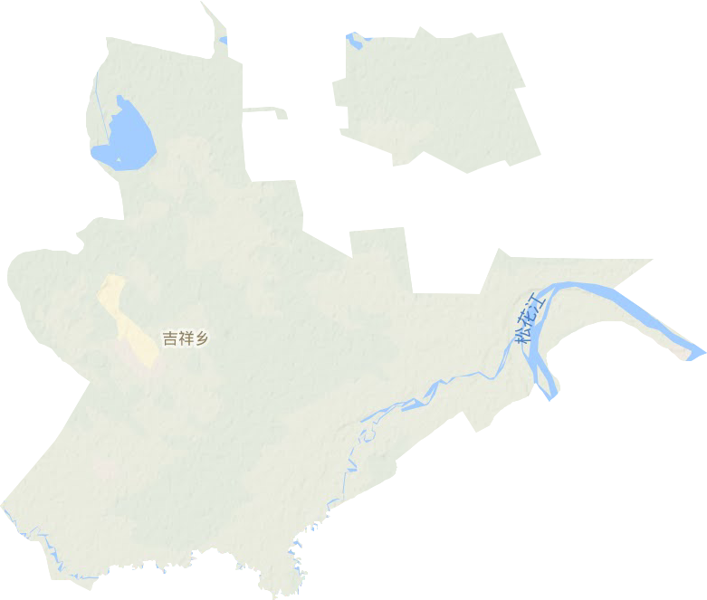 吉祥乡地形地图