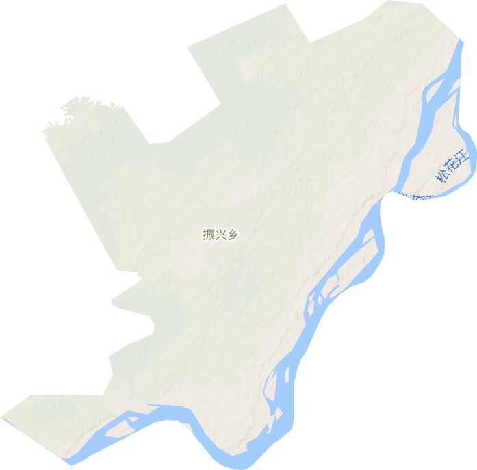 振兴乡地形地图